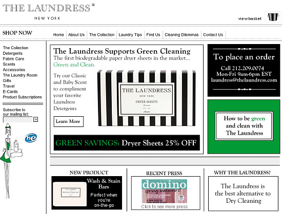 Fab Site: TheLaundress.com